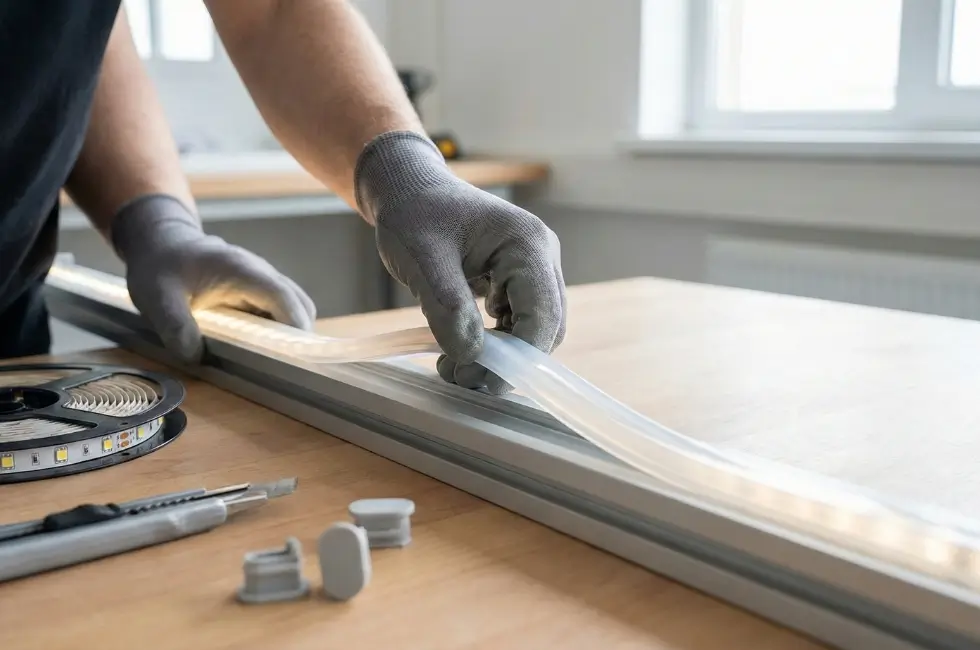 Installation Process for LED Silicone Rubber Strip