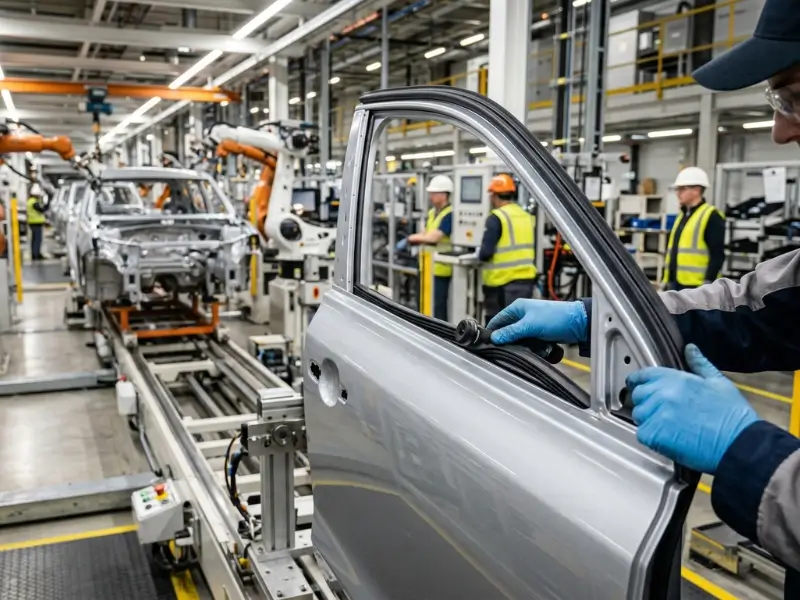Automotive rubber compounds — EPDM door seals, NBR fuel grommets, HNBR hoses