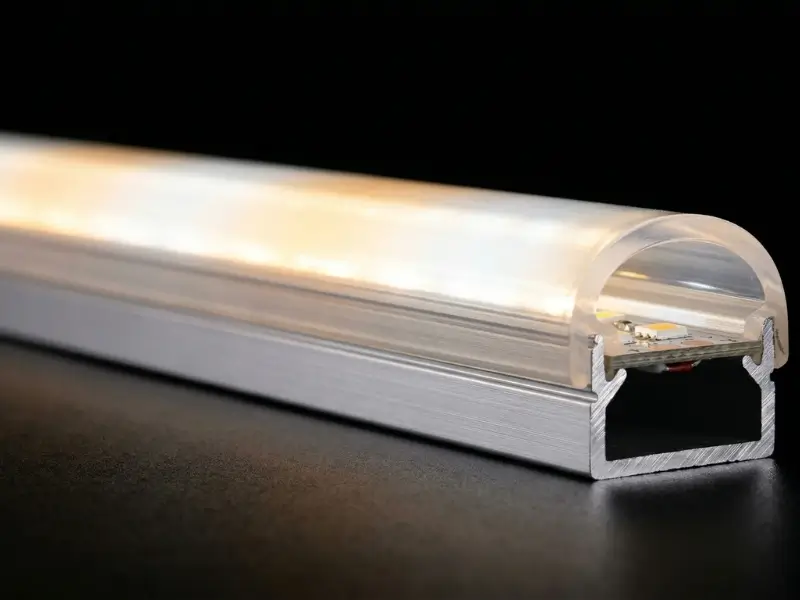 Silicone compounds for LED lighting — transparent silicone sleeves, end caps, IP-rated covers